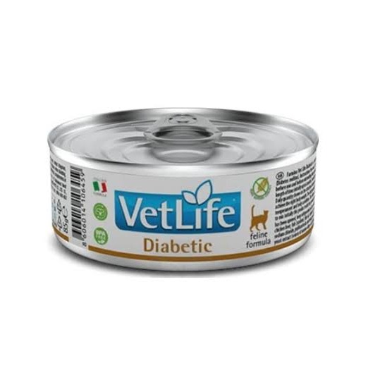Farmina Vet Life cat diabetic konzerva 85 g